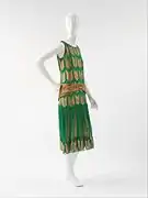 Arrow of Gold, Abendkleid (Seide mit Metalldrähten), 1925