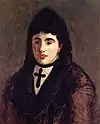 Édouard Manet: Spanierin mit schwarzem Kreuz