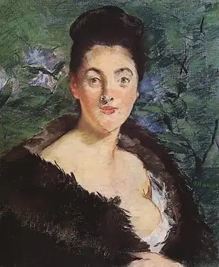Édouard Manet:Dame im PelzÖsterreichische Galerie Belvedere, Wien