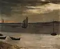 Édouard Manet:Die Bucht von Arcachon und Leuchtturm auf dem Cap Ferret, 1871