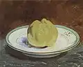 Édouard Manet:Apfel auf einem Teller