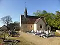 Kirche Notre-Dame mit dazugehörendem Friedhof