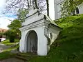 Seitenansicht der Ölbergkapelle, nördlich der Kirche