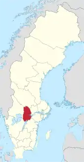 Lage von Örebro län