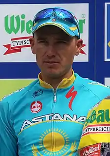 Djatschenko als Zweitplatzierter der Österreich-Rundfahrt 2013