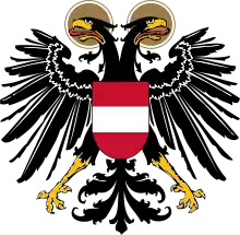 Wappen Österreichs 1934–1938 mit nimbiertem Adler