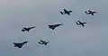 Mehrere Generationen der österreichischen Luftstreitkräfte bei der AirPower 2016