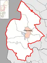 Lage der Gemeinde Östersund