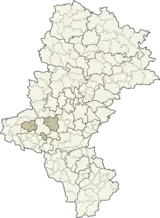 Karte des Powiat Rybnicki