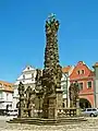Dreifaltigkeitssäule in Saaz (1707–1713)