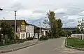 Straße in Leschnewo