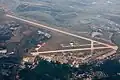 Luftaufnahme des Flugplatzes während der Luftfahrtmesse MAKS&nbsp;(2011)
