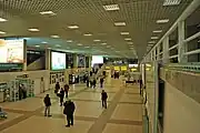 Innenraum des Terminals