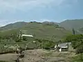 Blick auf die Moschee und das alte Dorf