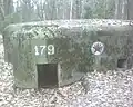 Bunker 178. (Nummer «179» wurde in der Nachkriegszeit falsch nummeriert).