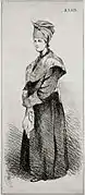 „Junge Frau“; 1861