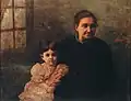 Porträt, Öl. 1916, Charkiw