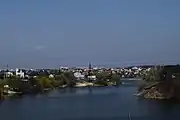 Krjukiwschtschyna, Blick vom Fluss.