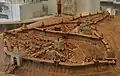 Das Goldene Tor (im Vordergrund) auf einem Stadtmodell