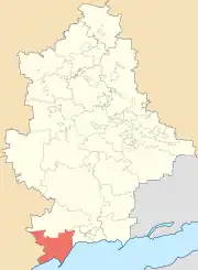 Rajon Manhusch in der Ukraine