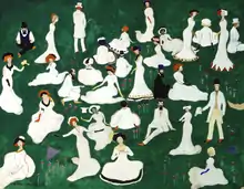 Erholung. Gesellschaft mit Zylindern, 1908, Russisches Museum, St.&nbsp;Petersburg