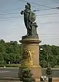 Suworow-Denkmal (1801, Gießer W. P. Jekimow), Suworow-Platz, St. Petersburg