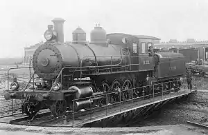 Eine Lokomotive der Baureihe Х bei der Wladikawkas-Eisenbahn