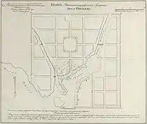 Stadtplan von Powenez 1784