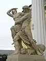 Raub der Proserpina, Eingang der Staatlichen Bergbau-Universität St. Petersburg