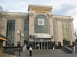 Empfangsgebäude Bahnhof Darnyzja