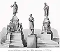 Entwürfe für ein Puschkin-Denkmal (1875)