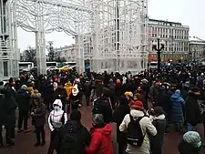 Moskau, 23. Januar 2021