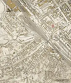 Umgebung des Kiewer Hauptbahnhofs, 1925