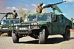 Moldauische Humvees während einer Übung