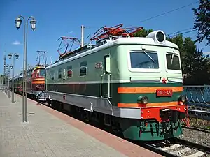 ЧС3-45 im Museum der Moskauer Eisenbahn (Rigaer Bahnhof)