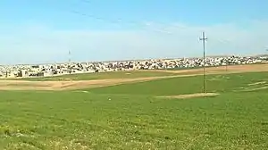 Blick auf das Dorf Zorava