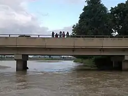 Die Brücke über das Wadi Aribu in Zalingei