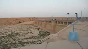 Das Al-Elb-Stauwehr im Wadi Hanifa