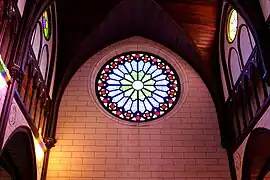 Rosettenfenster in St. Francis Xavier