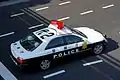 Dachkennzeichnungen der Japanischen Polizei in Tokio