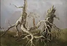 Sterbender Urwald, wahrscheinlich 1851, Rasmus Meyers Samling, Bergen, Norwegen