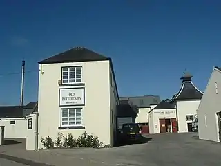 Gebäude der Fettercairn-Brennerei