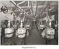 Automat. Kugelschleiferei 1913