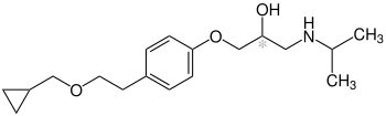Strukturformel von Betaxolol