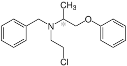 Struktur von Phenoxybenzamin