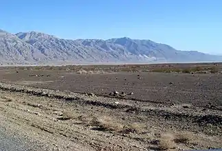 Panamint Range von der Talsohle des Panamint Valley in südöstlicher Richtung