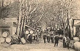 Le petit Bercy, öffentlicher Markt für Weine und Spirituosen.