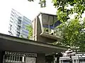 Seitenansicht der Verkehrskanzel