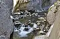 Der Fluss Estéron in der Schlucht Clue de Saint-Auban