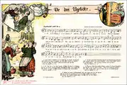 6 – De drei Ugelick’r. (1906).Zeichnung von H. Unger, Leipzig.